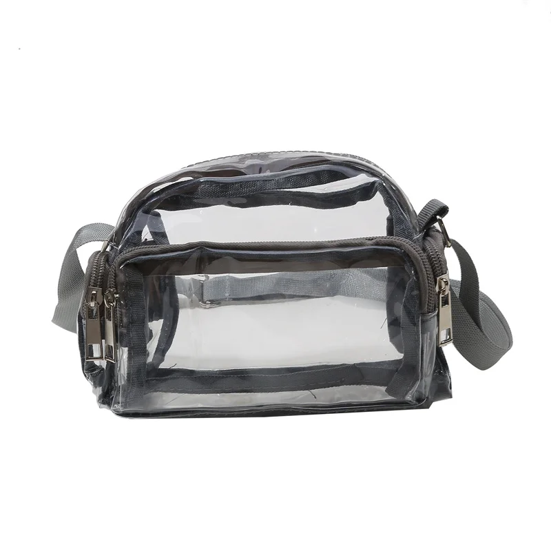 Stylish Transparent And Lightweight Crossbody Bag Girls Workers Outdoor Travel Shopping Single Shoulder Bag