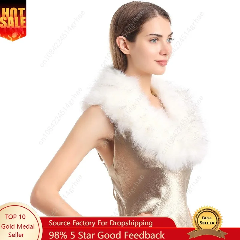 

Soul Young Faux Fur Collar Women's Neck Warmer Scarf Wrap