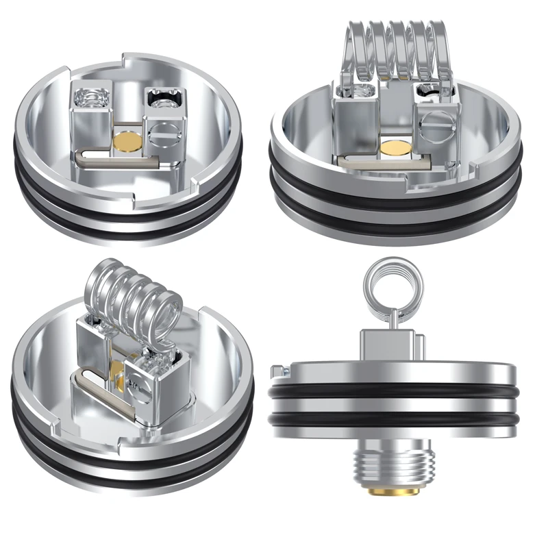 الأصلي Hellvape الميت أرنب سولو RDA خزان واحد لفائف RDA Vape البخاخة 22 مللي متر تغذية أسفل مع BF دبوس Cigarettes بها بنفسك السجائر الإلكترونية 810 بالتنقيط