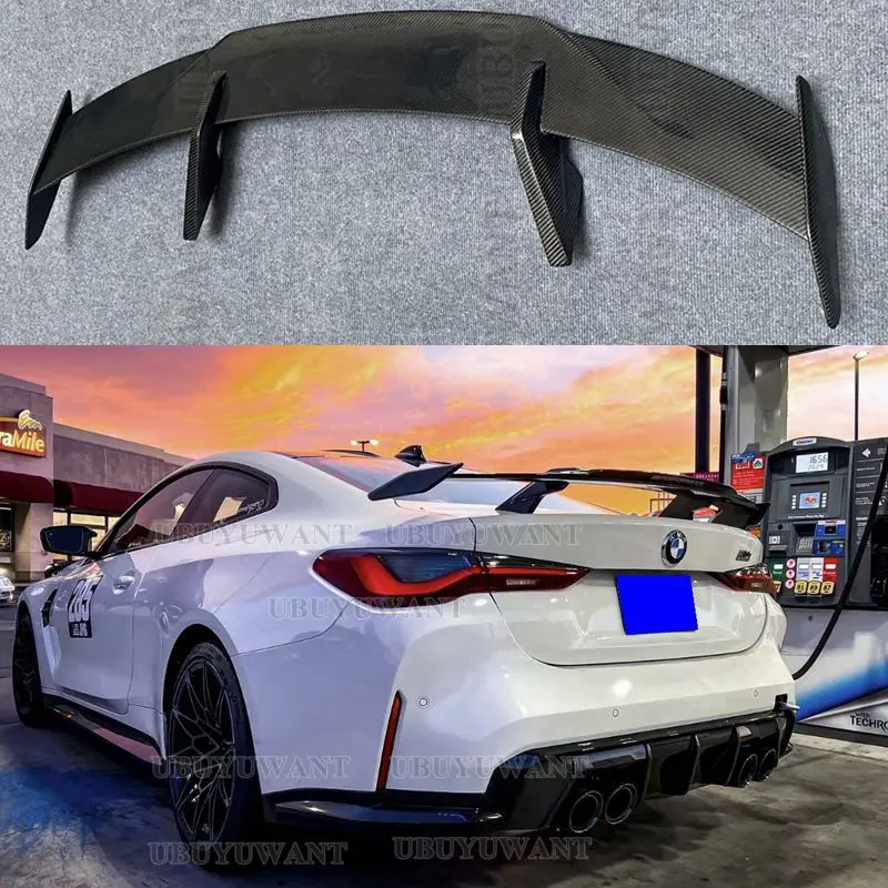 For BMW G30 G90 M5 G20 G80 M3 G22 G82 M4 2018-Up GT Forging Carbon / Carbon Fiber Performance Trunk Highkick Trunk Spoiler Wing