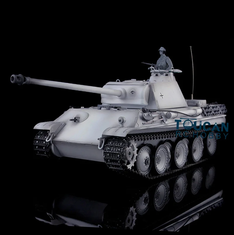 Heng Long 1/16 RC Tank Snow 7.0 Upgraded German Panther G RTR 3879 Metal Tracks TH17504-SMT4