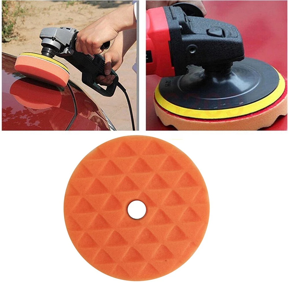 Polishing Pads 5Pcs/Set 6 Inch Backing Plate Compound Sponge Pads Kit for Car Buffer