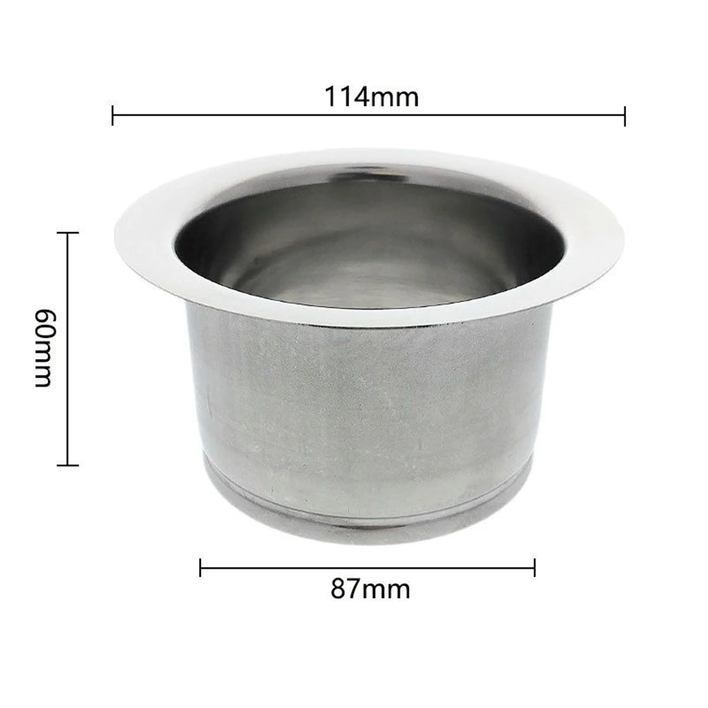 Extended Sink Flange For 3-Bolt Garbage Disposals Standard Sink Drain Hole Garbage Disposal Systems Plumbing Fixtures