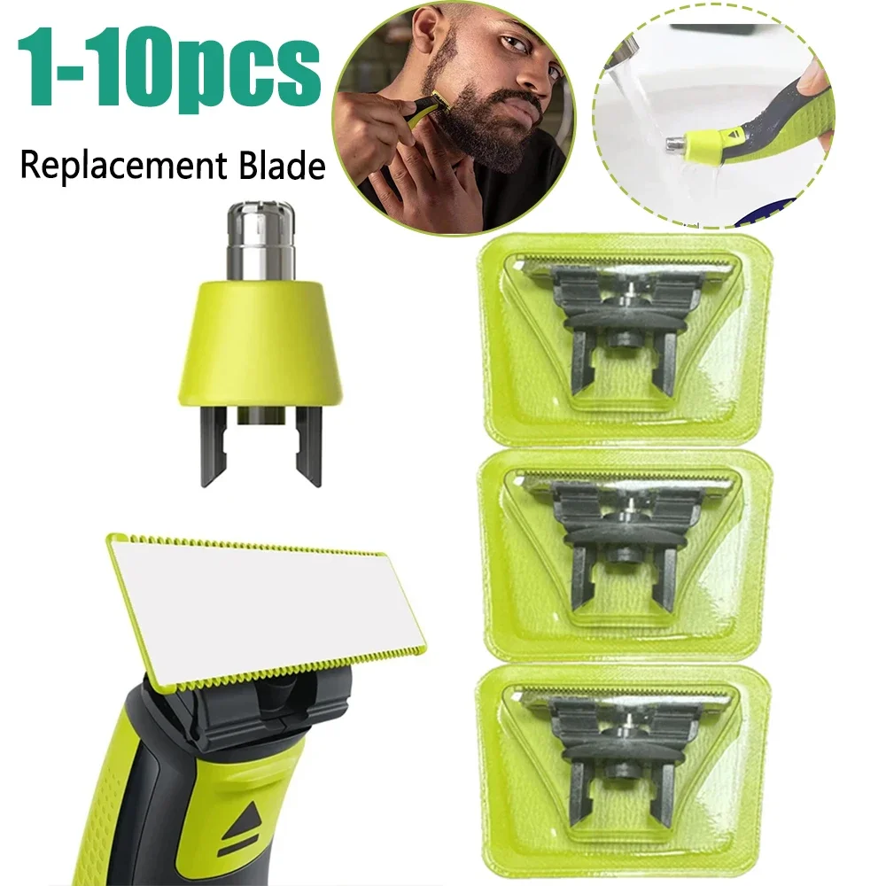

1-10 шт. сменный комплект для электрической бритвы-триммера, направляющая расческа для бритвы с одним лезвием для QP2520/QP2530/QP2630/QP6510/QP6520/QP252