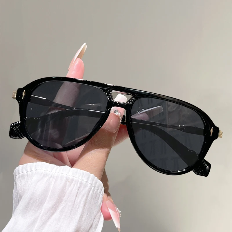 KAMMPT Übergroße Piloten-Sonnenbrille für Herren, Modische Outdoor-Freizeitbrille für Damen, 2026 Neu im Trendigen Markendesign, Reise-Sonnenbrille – Detail 9