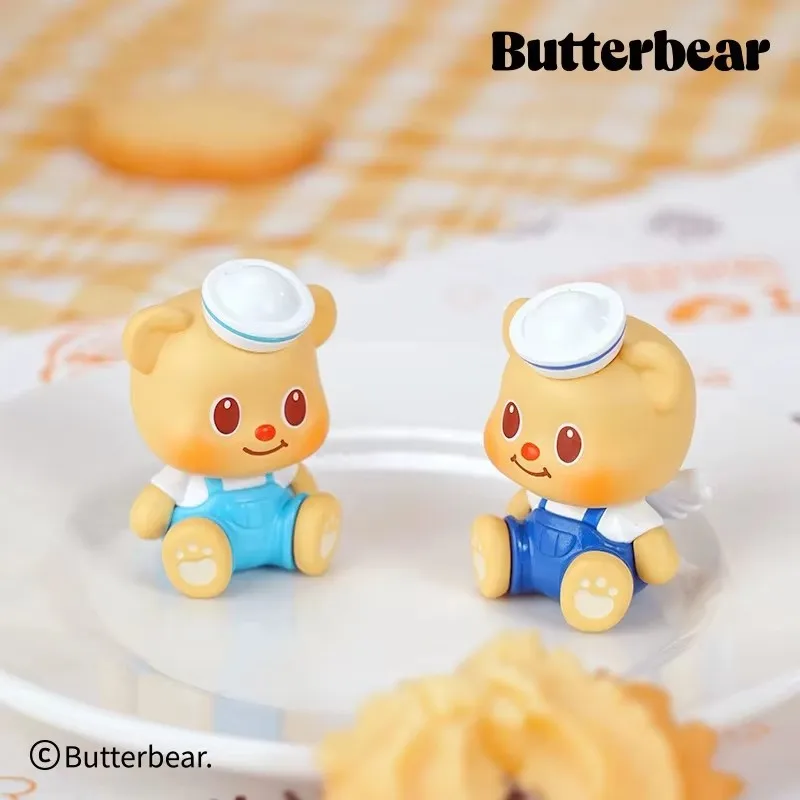 

NEW Cartoon Butter Bear Mini Magic Sitting Series Blind Bag Doll Desktop Decoration Blind Box Toys Birthday Gifts