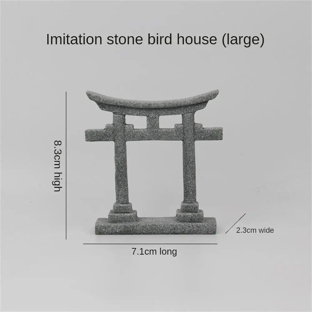 Japanese Torii Gate Fish Tanks Decorations for Aquariums Statue Bridge Ornament