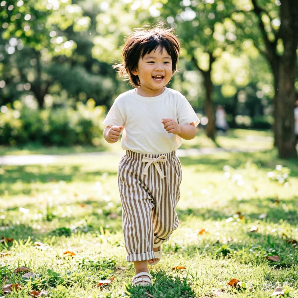 Children's Stripe Pants for Summer Boys Trousers