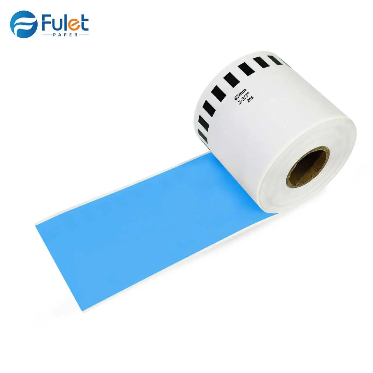 fulet-factory-wholesale-brother-dk-22205-compatible-continuous-color-labels-24-x-100'-62mm-x-3048m