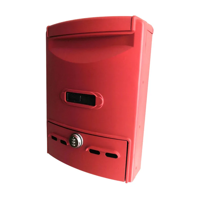 

Mailbox Password Lock Villa Newspaper Box Vintage Mailbox Suggestion Box European Outdoor Rainproof Post Box Aluminum