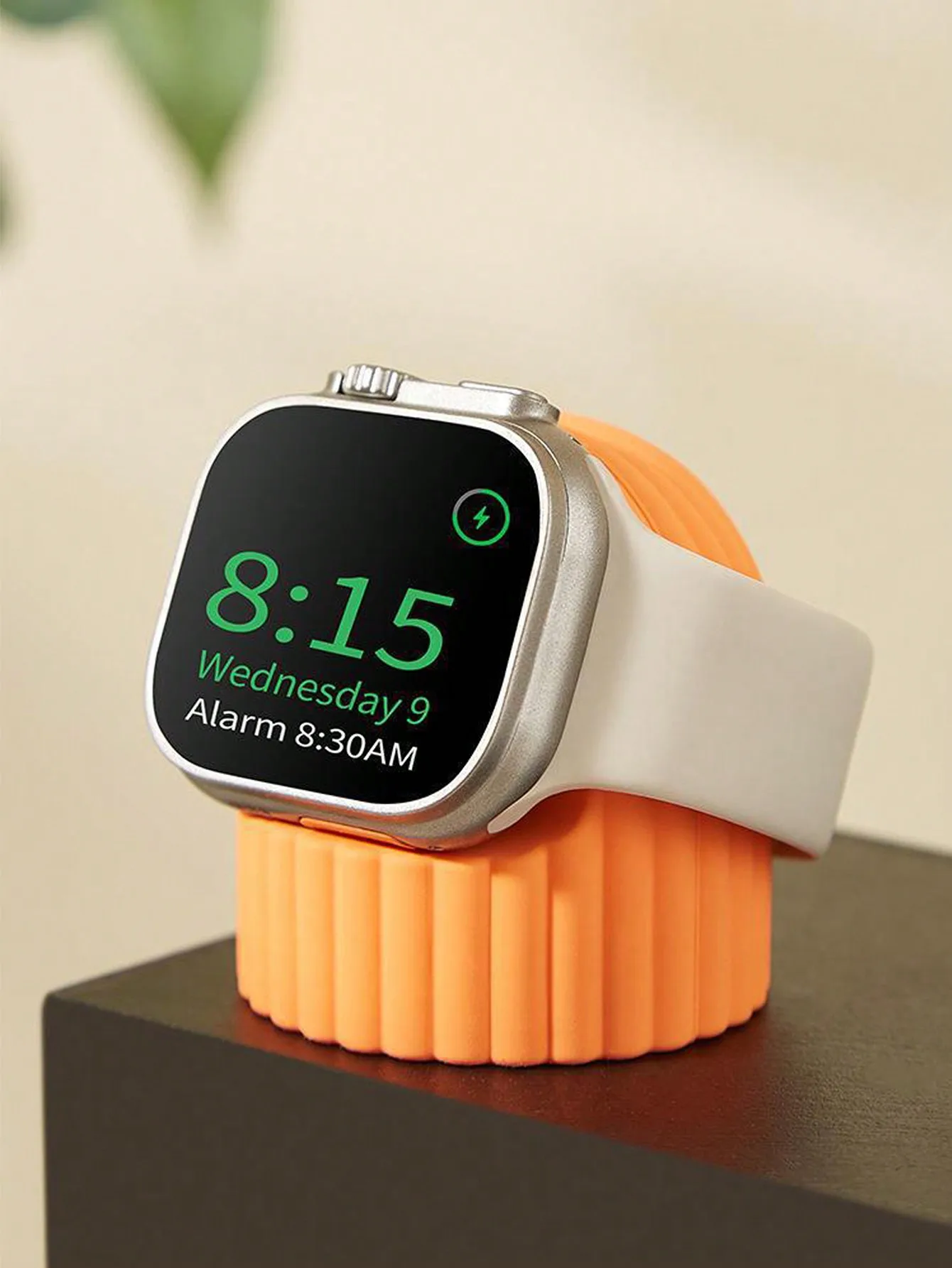 Suitable for Charging Base. Wave-Shaped Silicone. Wireless Charging Lazy Stand. Universal Type.