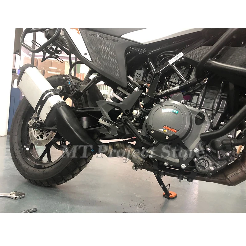 Slip On For KTM250 KTM390 KTM DUKE 250 390 Adventure 2020 2021 Motorcycle Exhaust Escape Titanium Alloy Front Middle Link Pipe