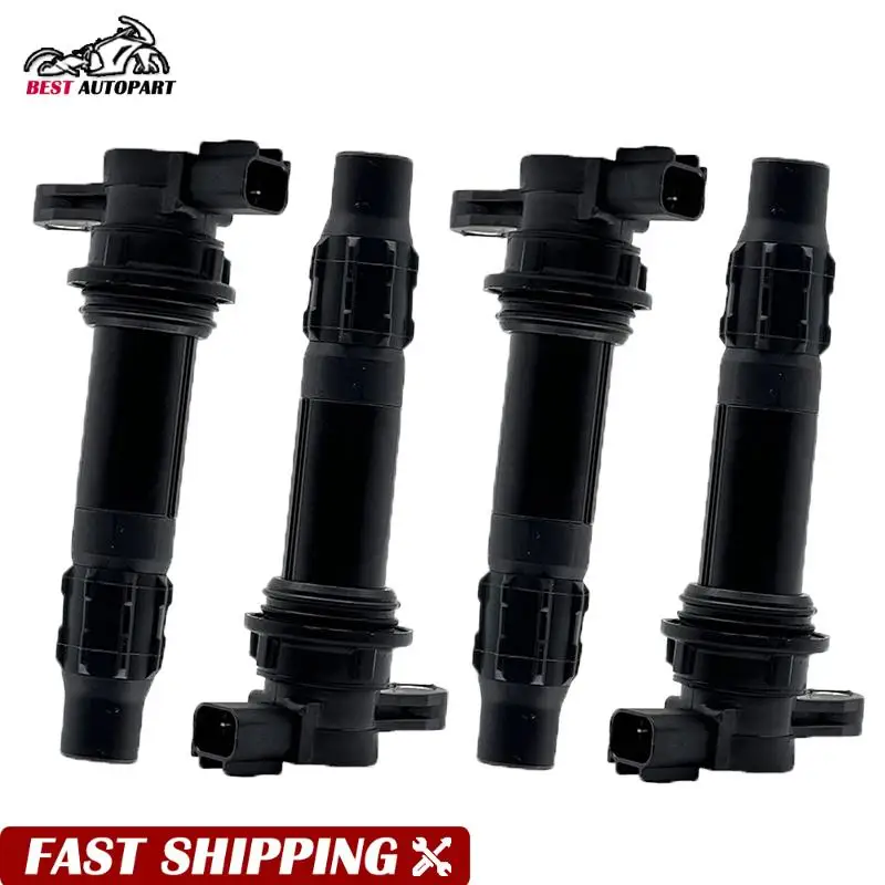 4PCS Ignition Coil 6B6-82310-00-00 6D3-82310-01-00 6D3-82310-00-00 for Yamaha WaveRunner VX FX 1100 VX110 AR210 AR230 SX210/230