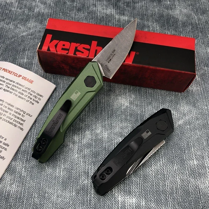 7250 Folding Knife Drop Point Blade, Aluminum Handle Tactical Knife, Outdoor Hunting, Outdoor Camping, Outdoor Hiking EDC Knife