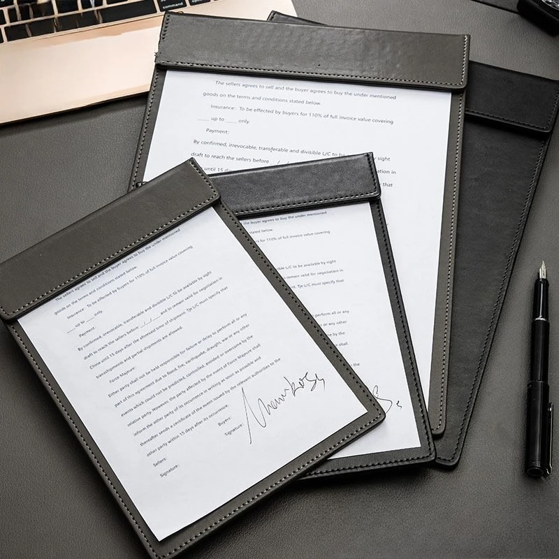 

Кожаная магнитная доска для записей формата А4 из фанеры, планшет для деловых встреч, папка-органайзер для подписи и записей