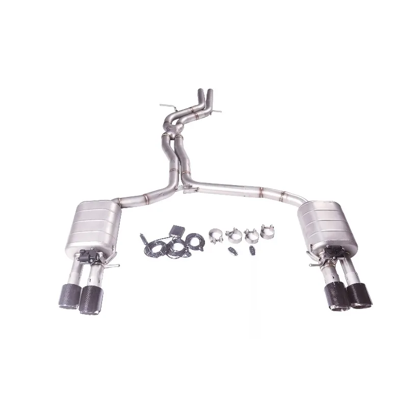

A5 Catback Exhaust System 304 Stainless Steel Exhaust Pipe for 2017-2022 A4A5 B8 2.0T