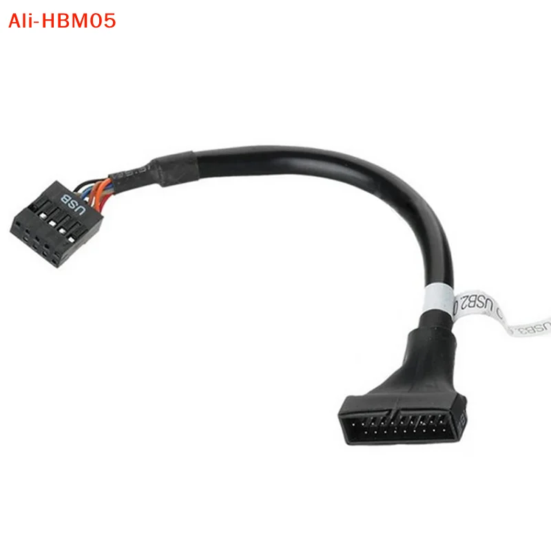 (HB05)1Pcs 19/20 Pin USB 3.0 Female To 9 Pin USB 2.0 Male Motherboard Header Adapter Cord