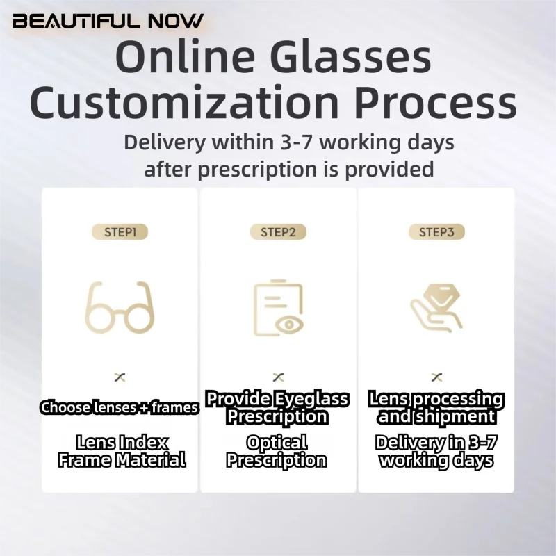 BEAUTIFUL NOW Additional Cost for Prescription Lenses