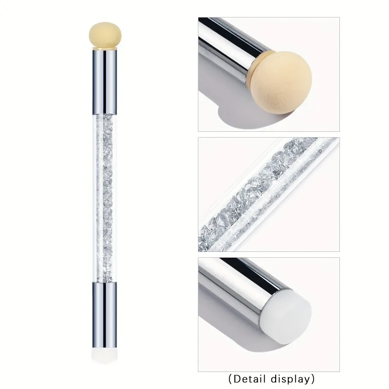 交換可能なスポンジネイルペングラデーションペン染色ペンスポットペイントネイルツール