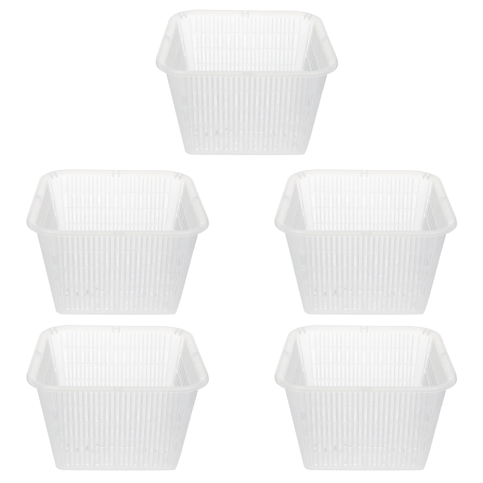 

5 Pcs Potted Plant Orchid Planting Basket Plastic Planter Indoor Pots with Drainage
