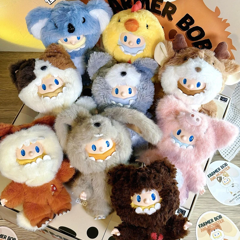 

Genuine Farmer Bob Strange Guardians Series Vinyl Blind Box Keychain Pendant Desktop Decoration Collection Doll Toy Holiday Gift