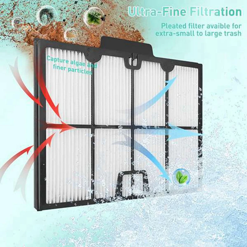 9991467-R4 Ultra Fine Filter Panels For Dolphin Pool Cleaner Parts Active 20,Active 30,Explorer E30,Cartridge Filter