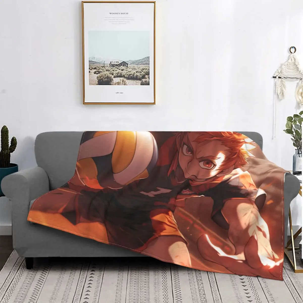 

Haikyuu японское аниме одеяло флисовое зимнее многофункциональное легкое одеяло для постельных принадлежностей уличные покрывала