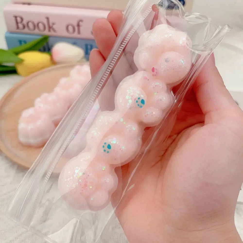 Jouet sensoriel pétrissage patte de chat jouet à presser doux fait à la main patte de chat Fidget jouet 3D Silicone patte de chat pincement jouet enfants poupée délicate