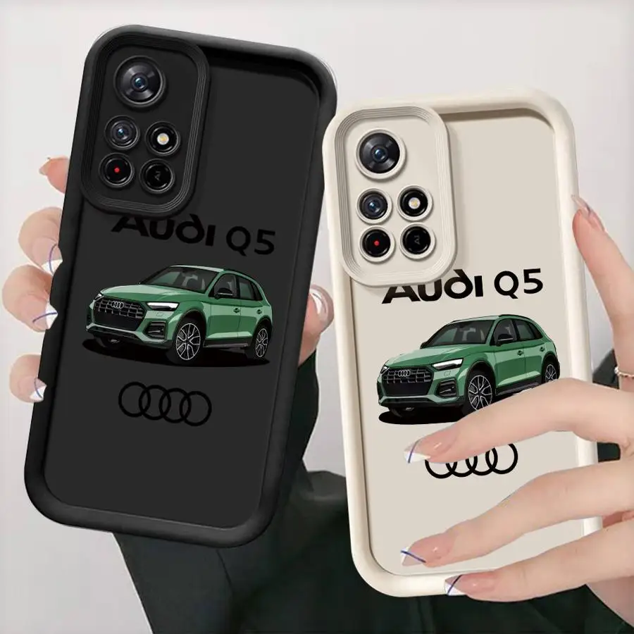 Luxury Racing Sport Car Logo Phone Case for Xiaomi Redmi Note 13 Pro 11 12 Plus 12s 11S 10 10s Cover Protective Shockproof Funda