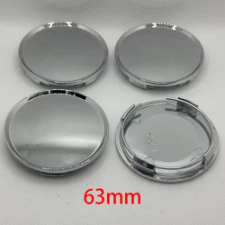 4Pcs/Set 63mm ABS Car Wheel Center Cap Hubcap Dust-proof Cover Black Car Vehicle Rim Hub Cap Auto Replacement Parts Accessories