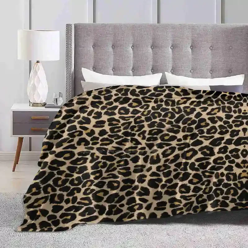 Leopard printing traditional colors new sale custom print flannel soft blanket leopard dots cheetah lion tiger zoo animal