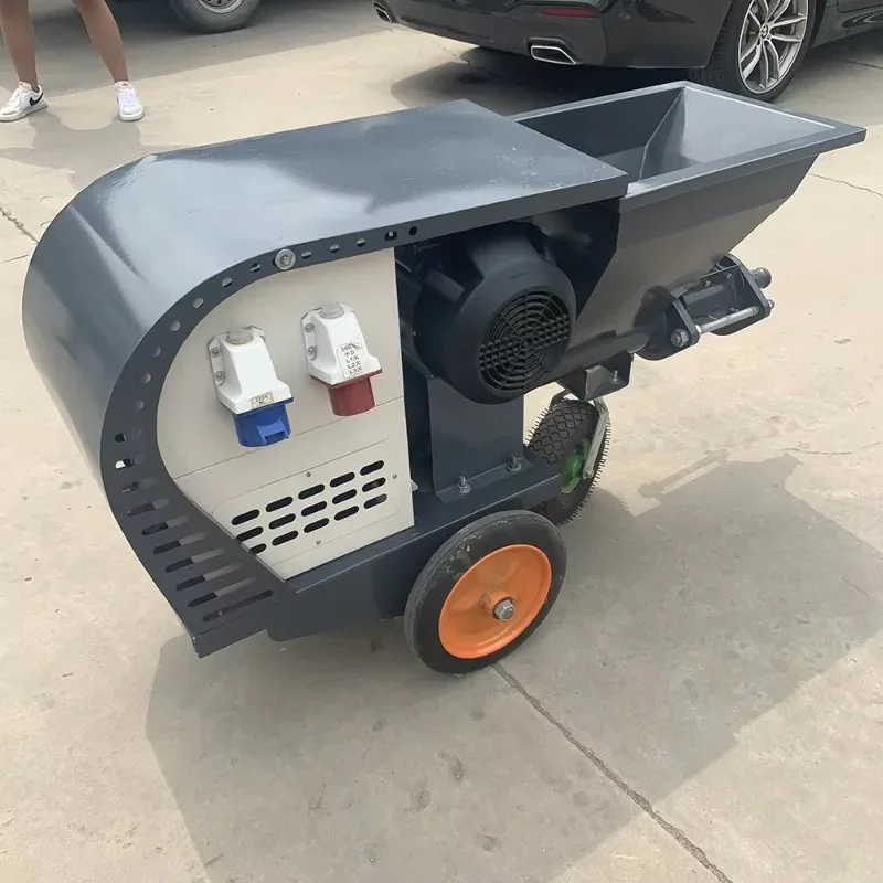 

Mortar Spraying Machine Cement Mortar Tool Concrete Spraying Equipment Spray Plaster Device Shotcrete Equipment Wall Hot Sale