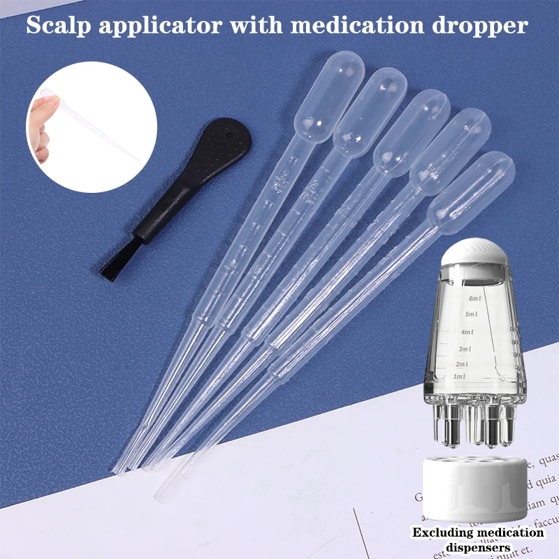 Scalp Applicator Liquid Comb Essential Oil Liquid Guiding Massager Anti Hair Loss Scalp Care Tools Dropper Accessories Brush