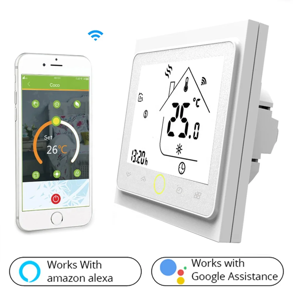 WIFI ZIGBEE Thermostat Voice Control floor water Heating MOES TUYA