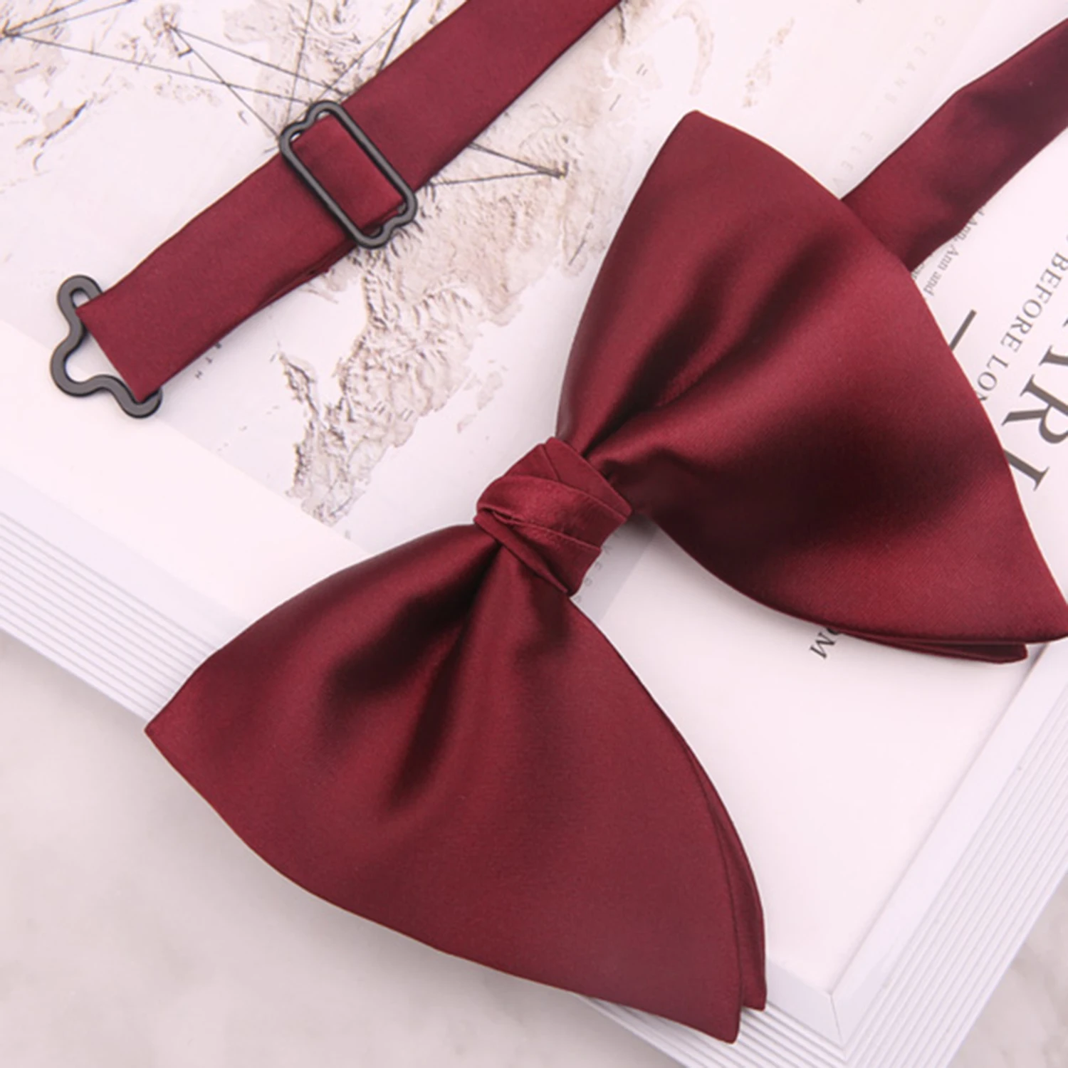 Allingentle pajarita para adultos para traje de boda lazo fiesta cóctel banquete pajarita de caballero personalizada