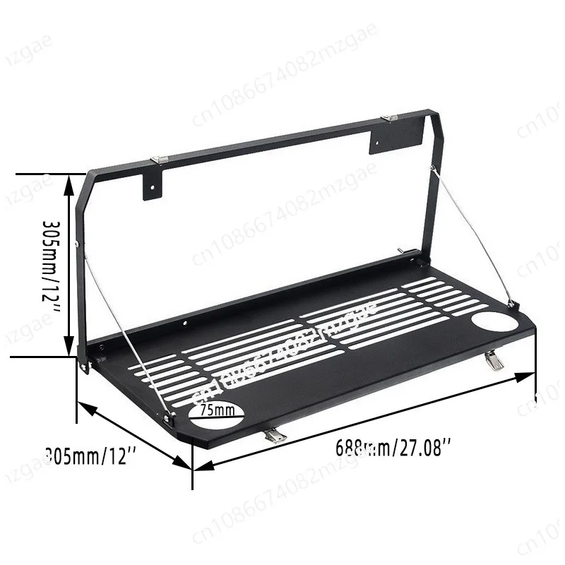 

Подходит для JKJL задней двери, подставка для обеденного стола, складная полка для верстака, кухонная стойка, стол для хранения