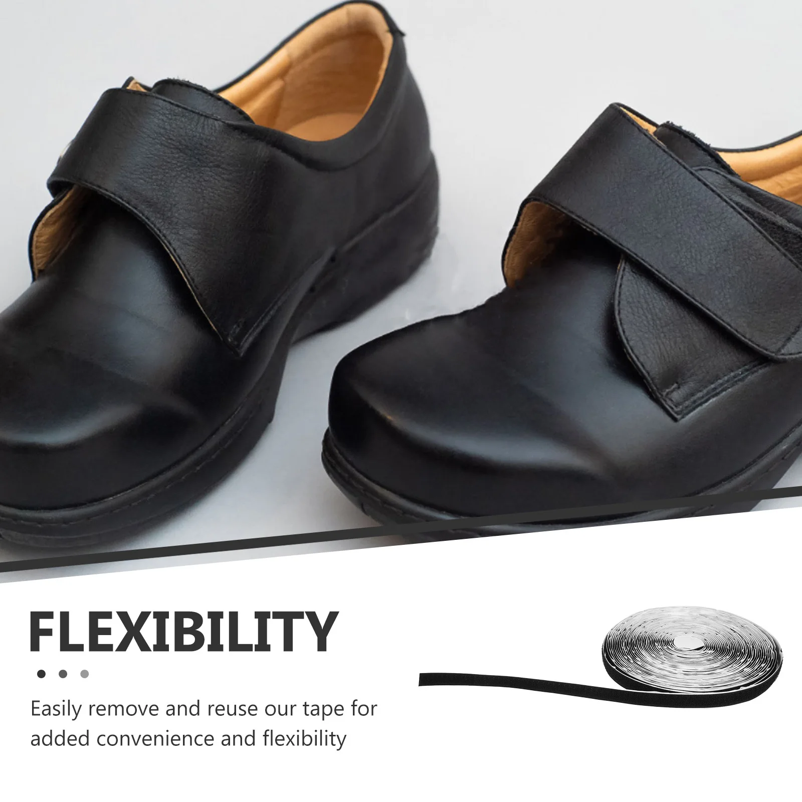 25m Self Adhesive Hook and Loop Tape Strong Durable for Home Office Fabric Use Self Adhesive Tape Hook and Loop Strips