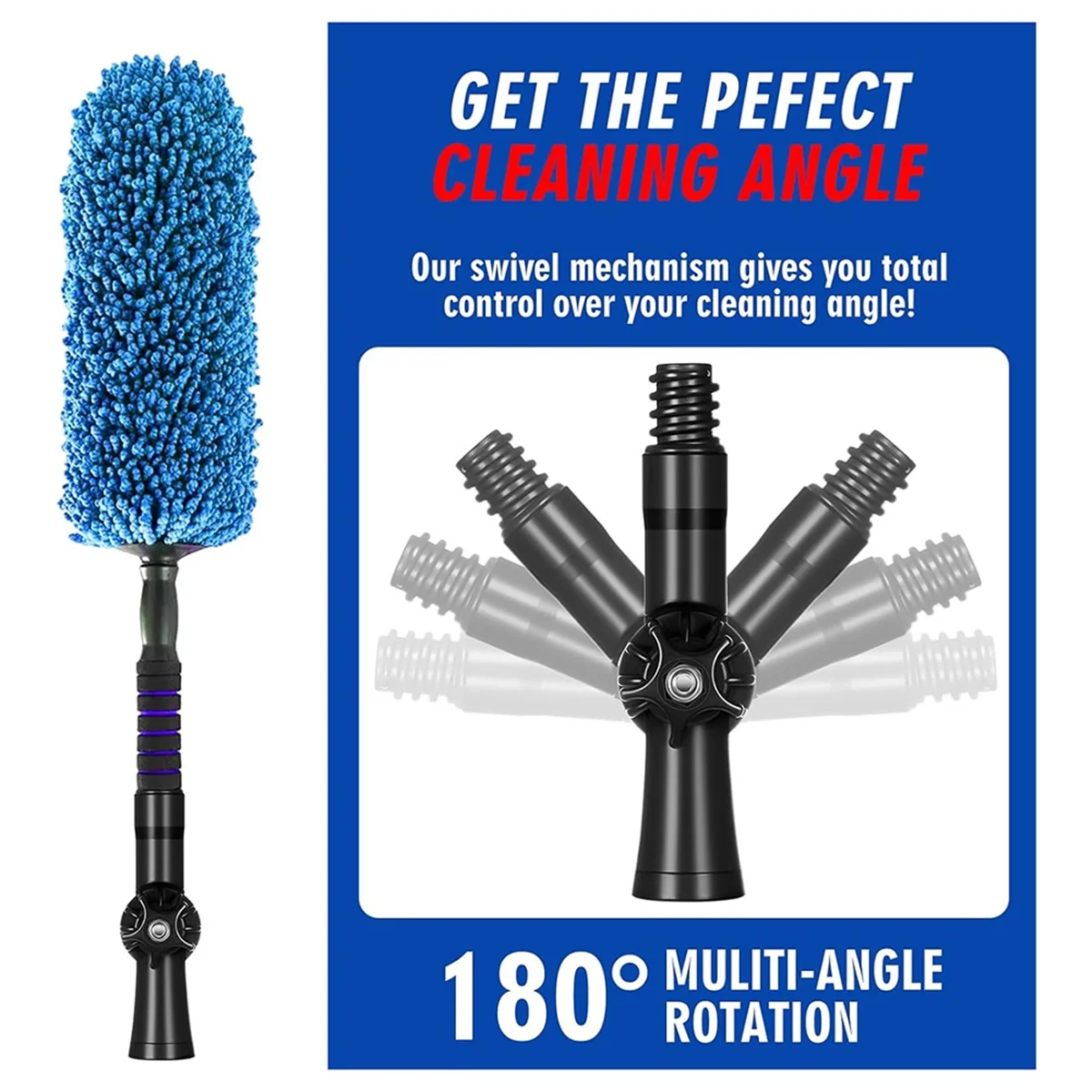 T88C 2 Buah Perlengkapan Tiang Ekstensi Adaptor Sudut Dapat Diputar untuk Adaptor Tiang Cat Tiang Ekstensi Berulir Pasang ke Lap