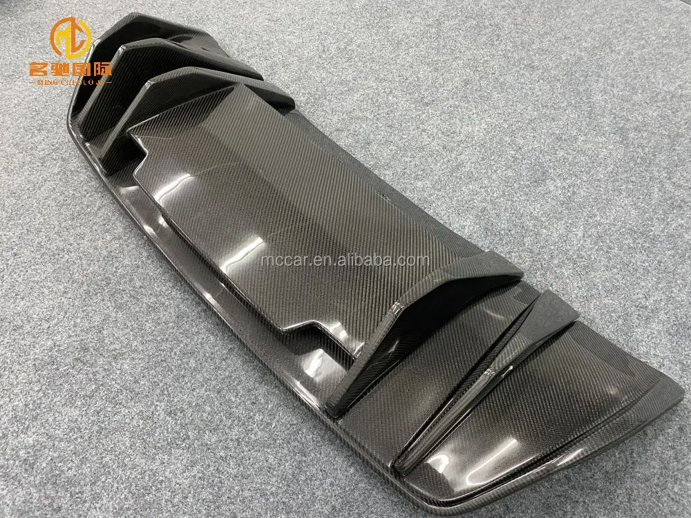 V style carbon fiber rear diffuser For Audi R8 2017-2018 HOT SALE New style