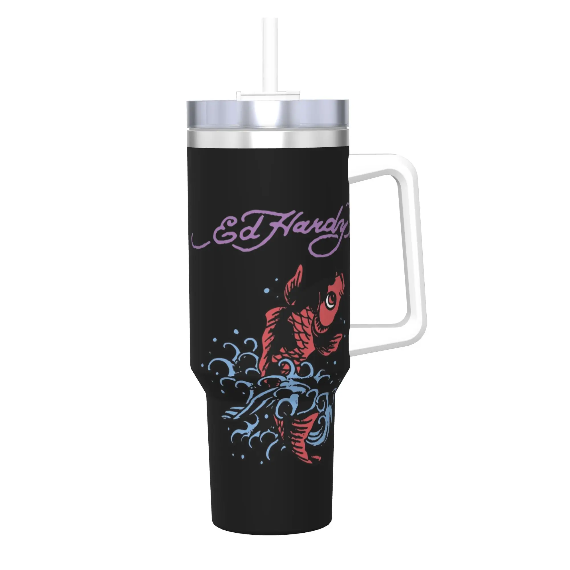 Vaso Térmico de Acero Inoxidable E-Eds Hardys, Taza de Café, Taza para Bebidas Calientes, Taza para Auto, Botella de Agua para Viaje