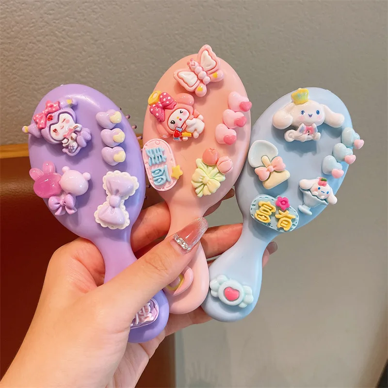 

Hello Kitty Air Cushion Massage Comb Cute Cartoon Fluffy Air Bag Comb Women Travel Supplies Desktop Decoration Student Wholesale