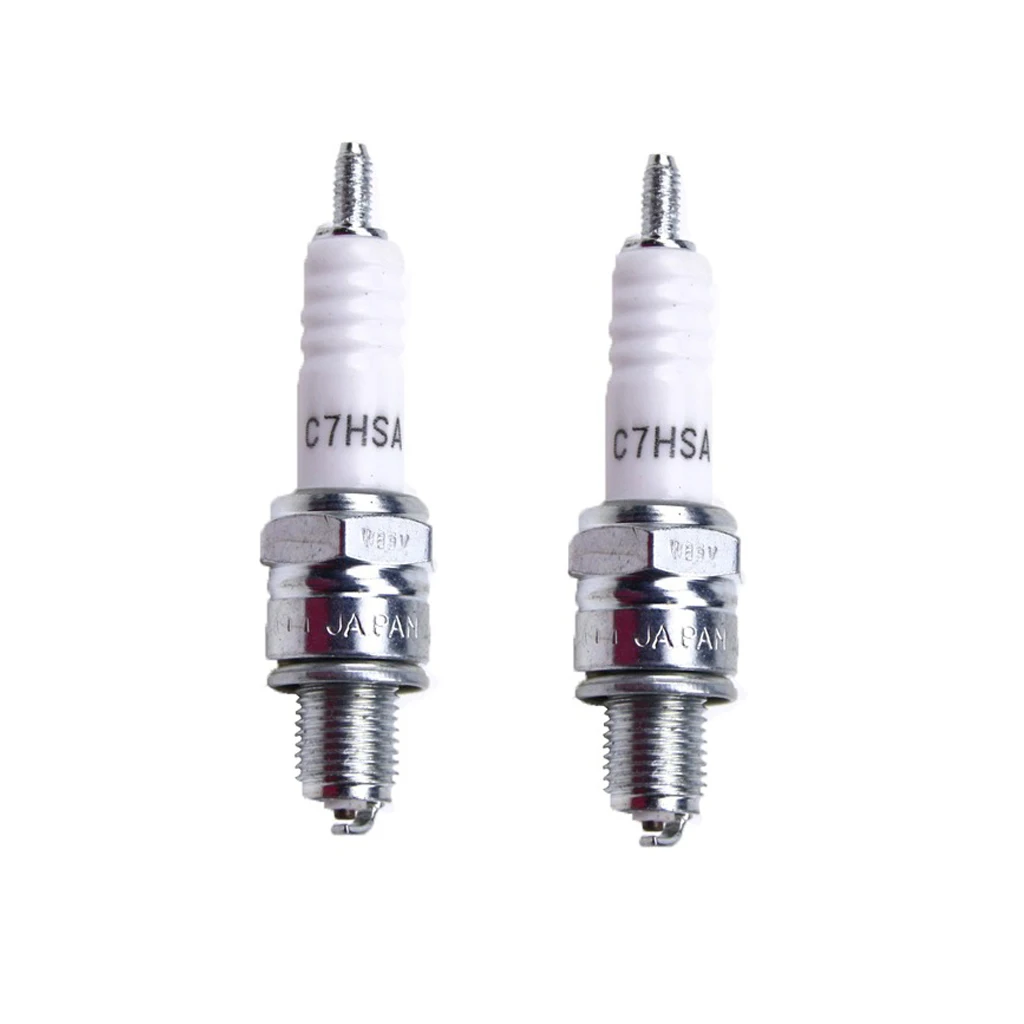 C7HSA Candle Spark Plugs For 125-150cc Horizontal Engine Pit Dirt Quad Bike ATV Gokart Motorcycle Moped Scooter