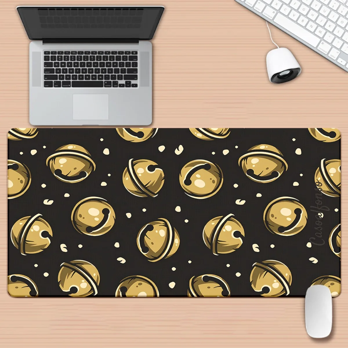 

Коврик для игровой мыши Golden Bells Design, резиновый, нескользящий, для ПК, ноутбука, офиса