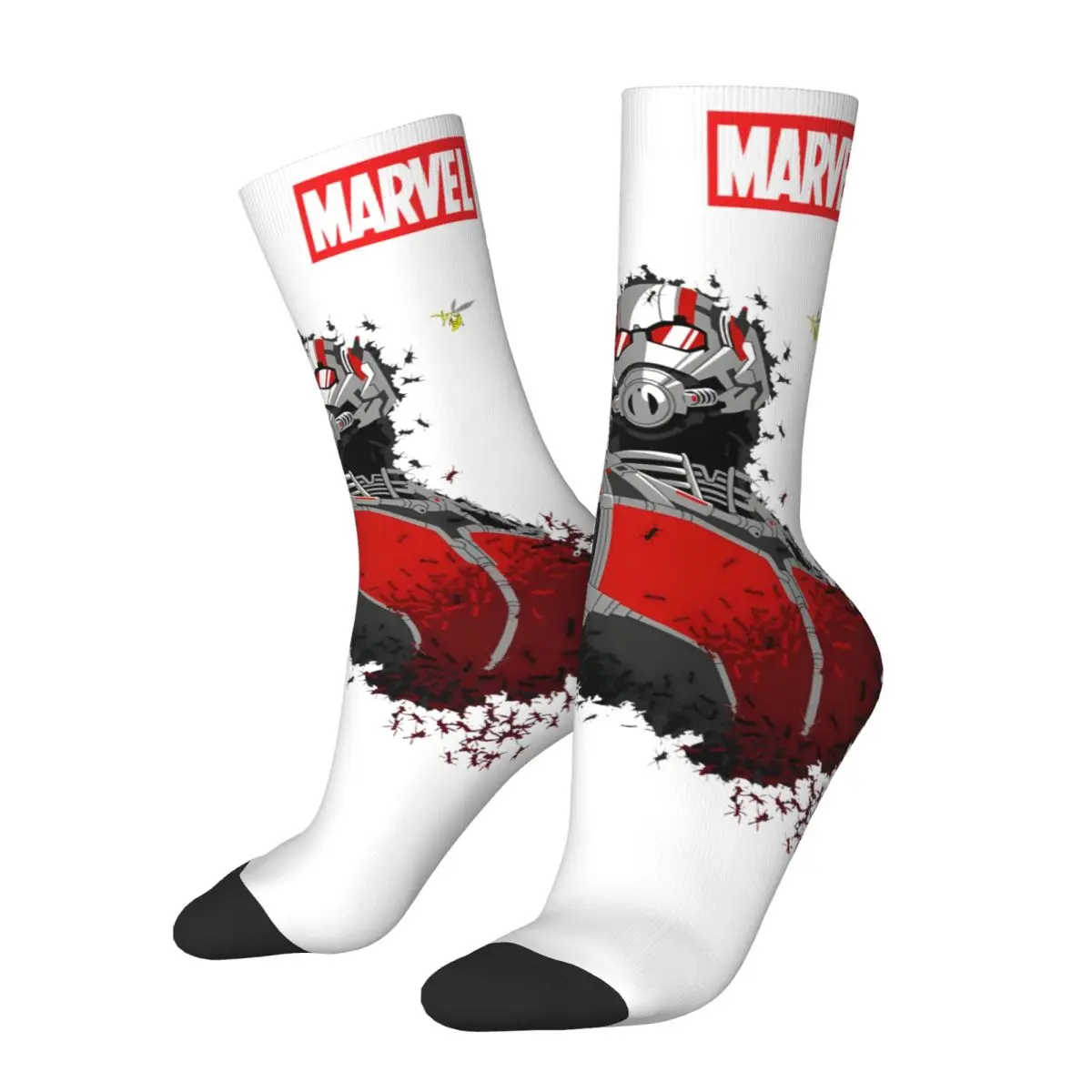 Hip Hop Vintage Marvel Limited Edition Crazy Men's compression Socks Unisex Ant-Man Harajuku Seamless Printed Funny Novelty