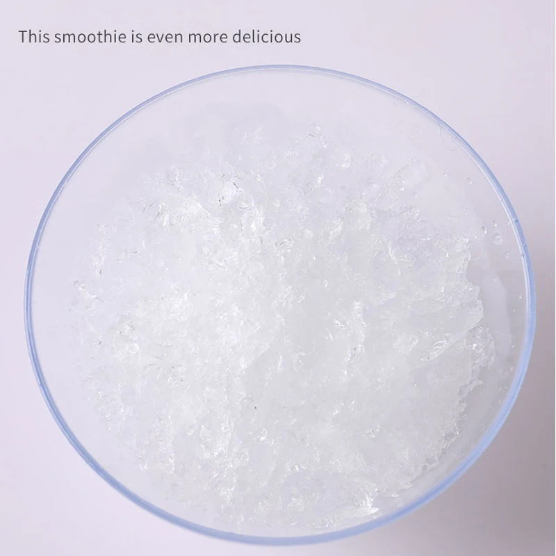 Mini afeitadora de hielo fácil, trituradora de hielo Manual para el hogar, máquina de hielo afeitada a mano, picadora de hielo, herramientas de fabricación de granizado de hielo de cocina