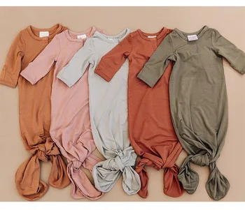 Niemowlę dziewczynki chłopcy śpiwór niemowlęcy newbornwerdle zawijane wiązane piżamy beciki i kapelusz strój