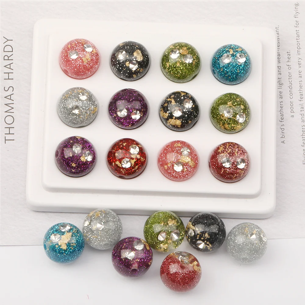 

Cordial Design 100 шт 16*16 мм полимерные бусины/круглая форма/DIY Bead/блестящий эффект порошка/ручная работа/ювелирные изделия и компоненты