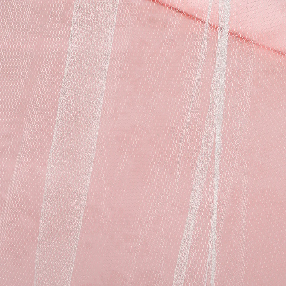 

White Conical Mosquito Net for Double Single Bed Detachable Design Dust Resistant Dome Net Bed Canopy Sleeping Guard