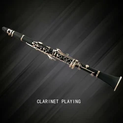 Falling Tune B Clarinet 17 Key Woodwind Instruments Suitable For Beginners Full Timbre Instrument with Canvas Bag