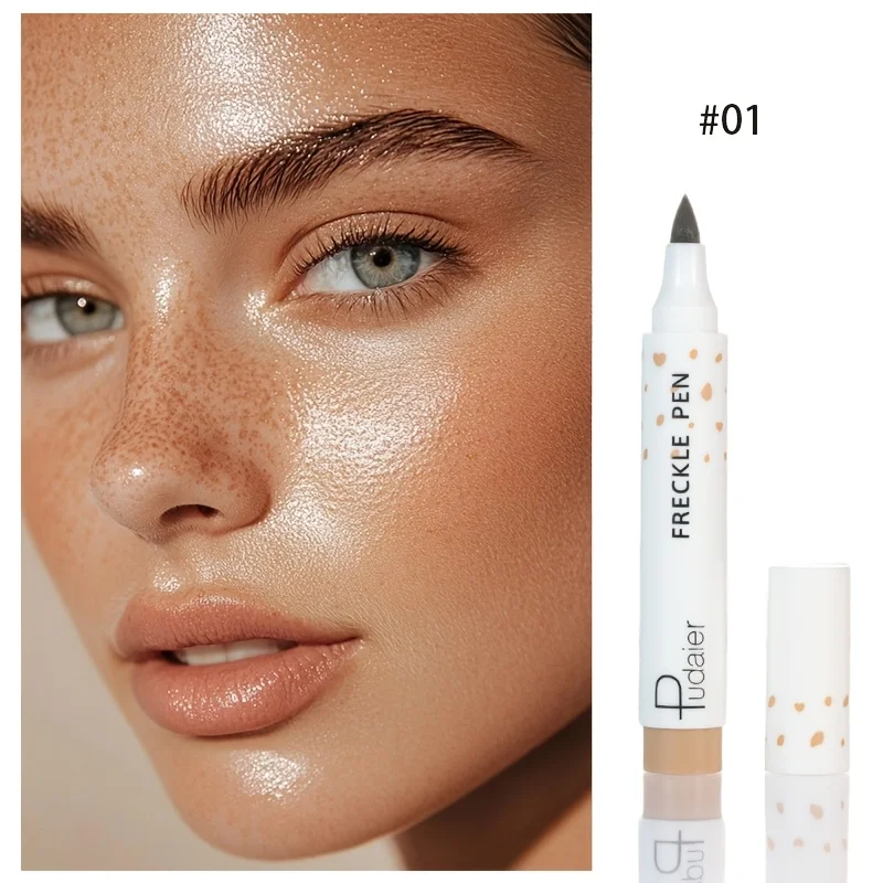 1pc caneta de ponto de sardas-secagem rápida, colorfast, secagem rápida, de longa duração, à prova d'água e fácil de colorir, caneta de ponto de sardas